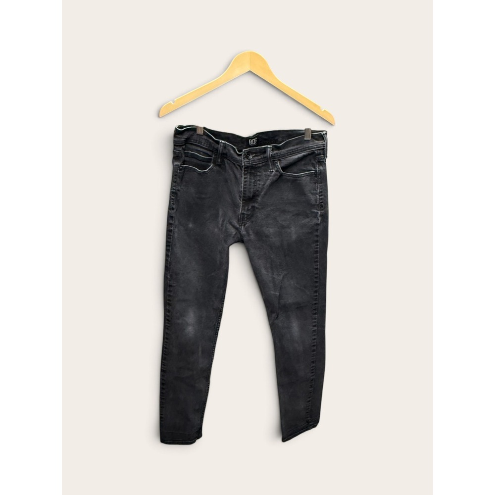 BDG Urban Outfitters Mens Skinny Stretch Jeans Faded Black 34x32